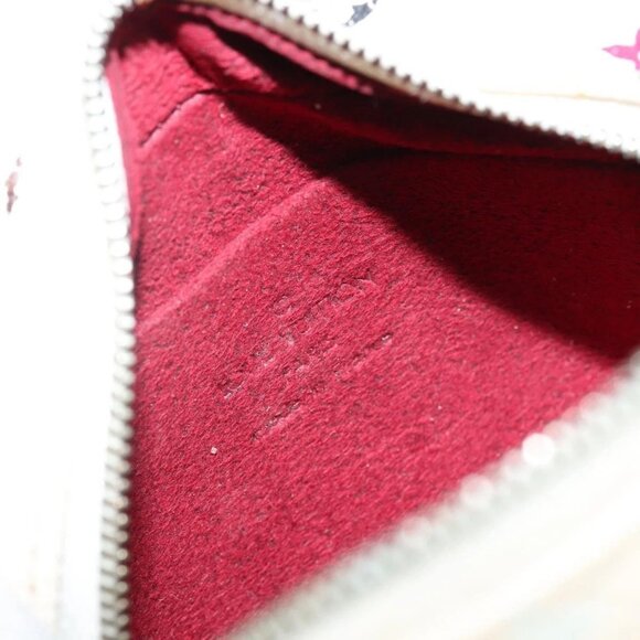 LOUIS VUITTON Monogram Multicolor Trousse Wapity Pouch White M58033 Auth 142993 - Picture 11 of 16